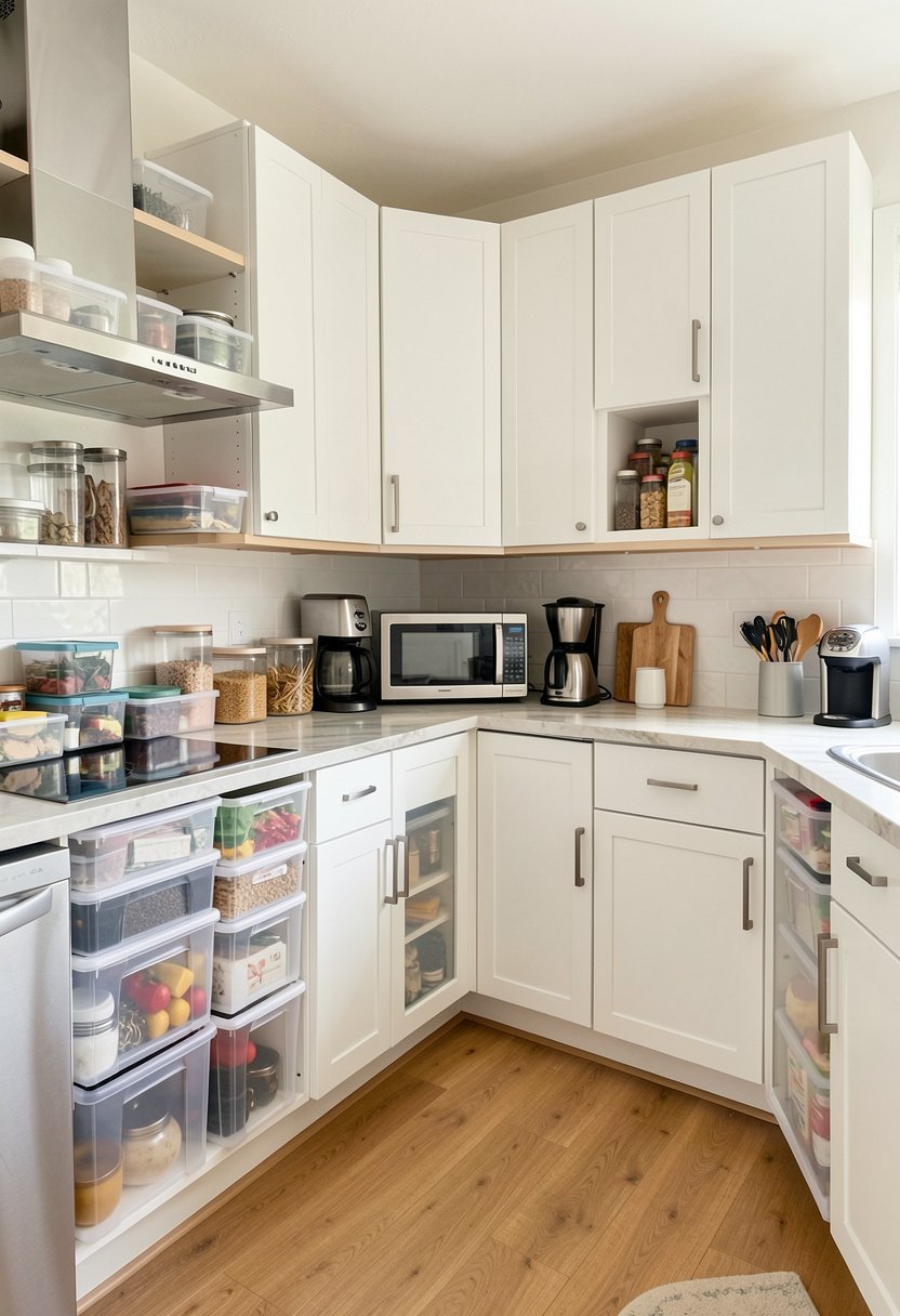 Use Clear Storage Containers