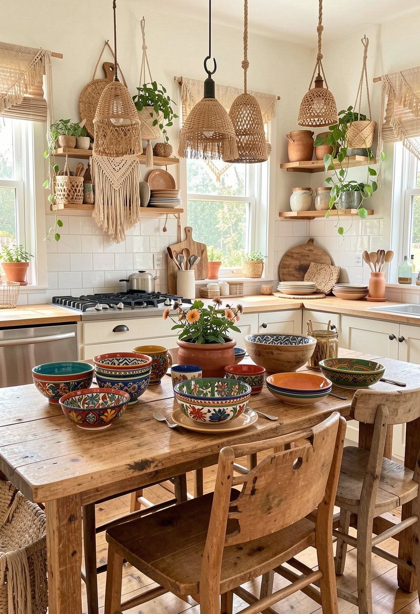 Use Colorful Ceramic Serving Bowls