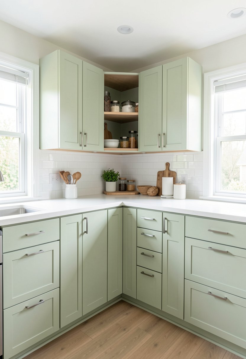 Use Corner Drawers for a Modern Look