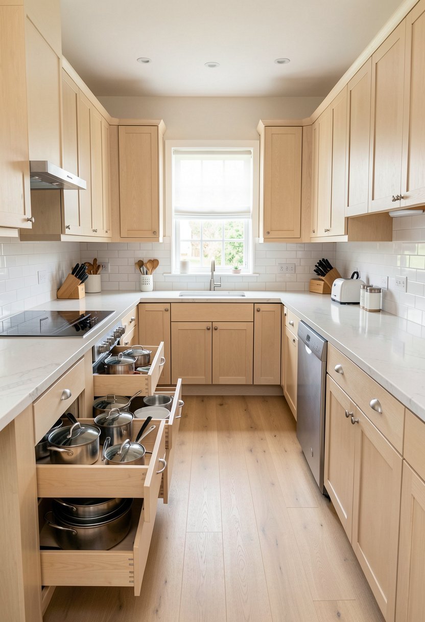 Use Deep Drawers for Pots