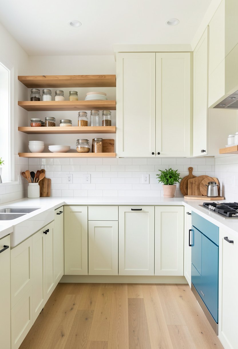 Use Floating Wood Box Shelves