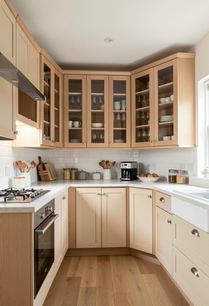 Use Glass Doors to Open the Space