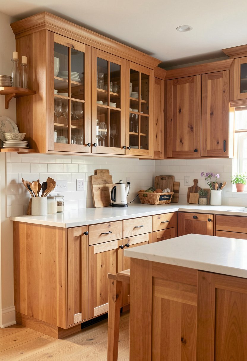 Use Glass Fronts for Depth