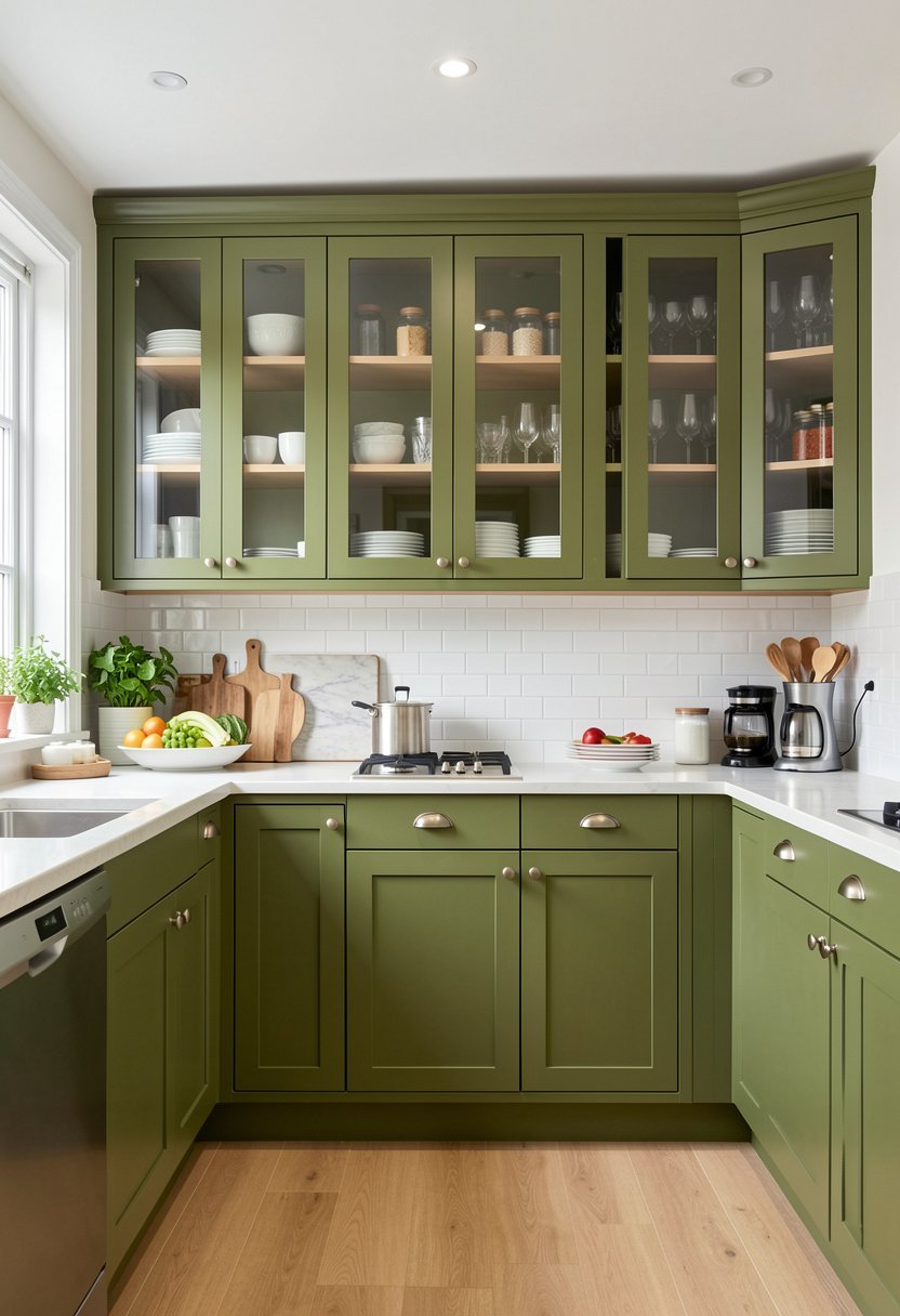 Use Glass Fronts for Depth
