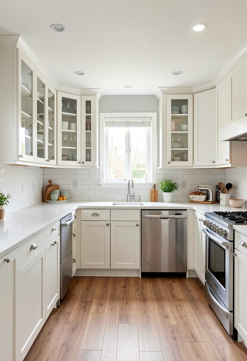 Use Glass Fronts for Depth