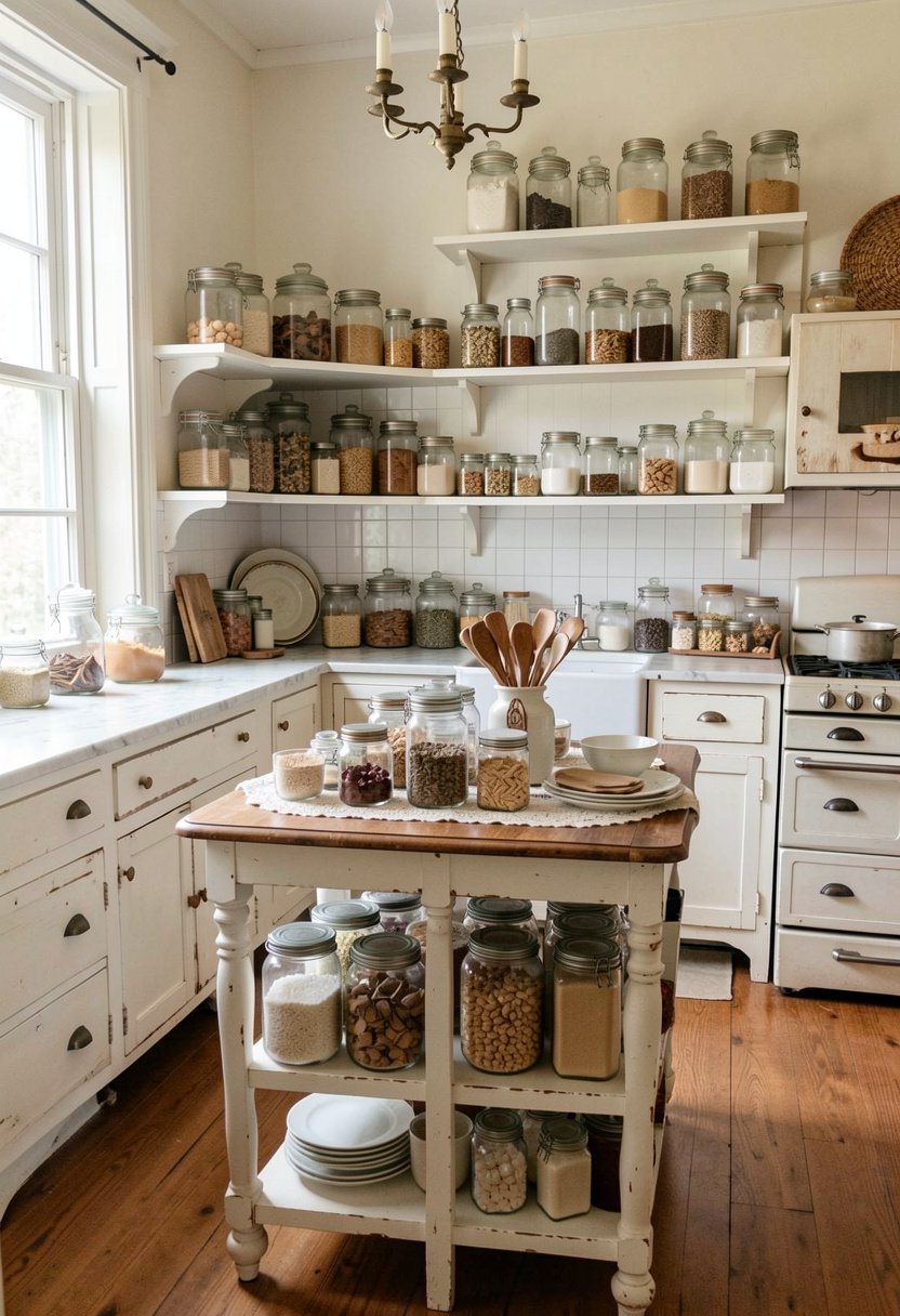 Use Glass Jars for Dry Goods