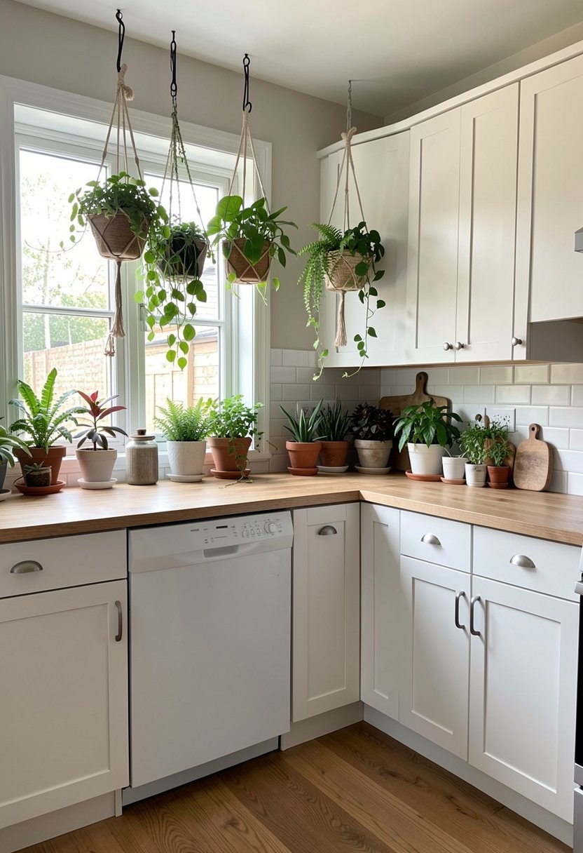 Use Hanging Pots Near the Window