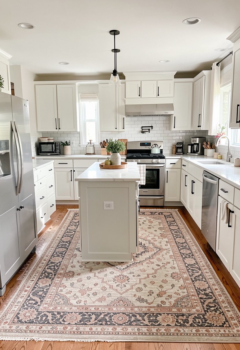 Use Large Area Rugs