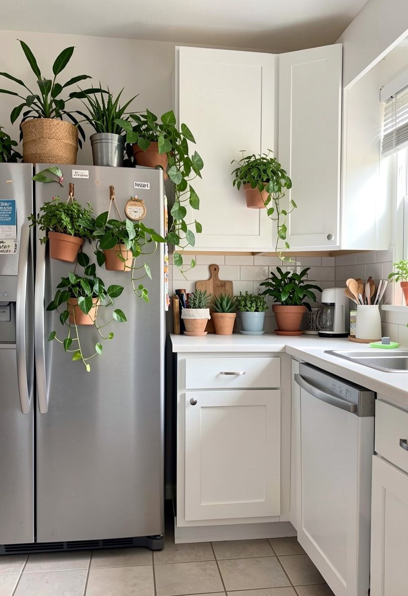 Use Magnetic Planters On Fridges