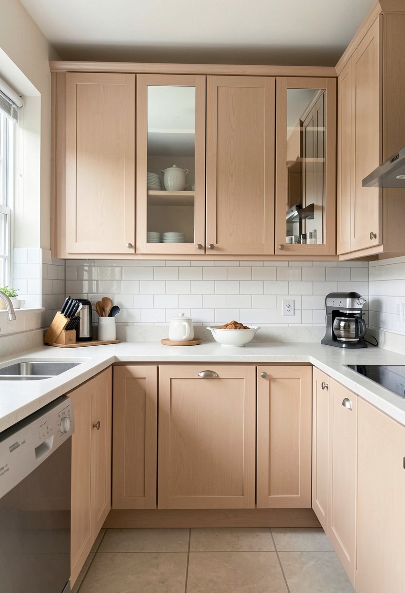 Use Mirror Backings in Cabinets