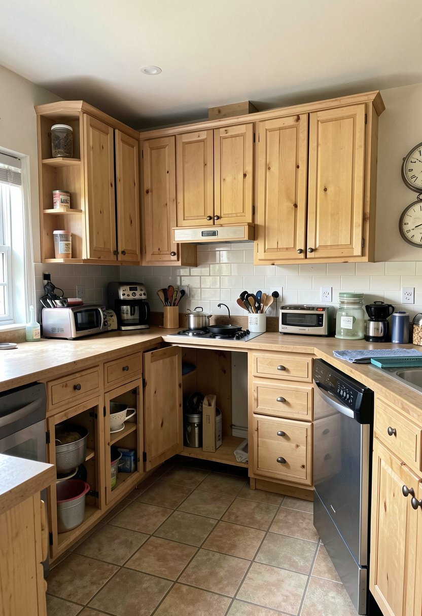Use Old Kitchen Units for Heavy Gear