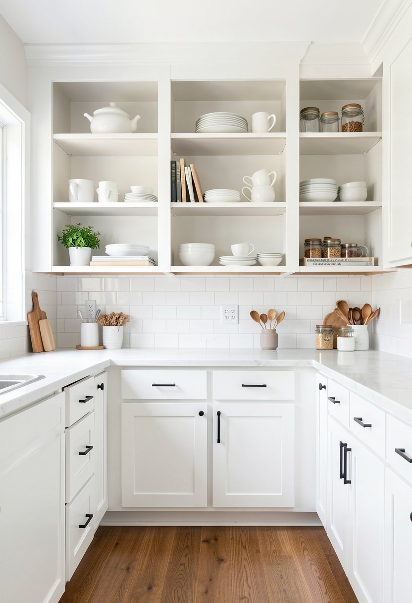 Use Open Shelving Carefully