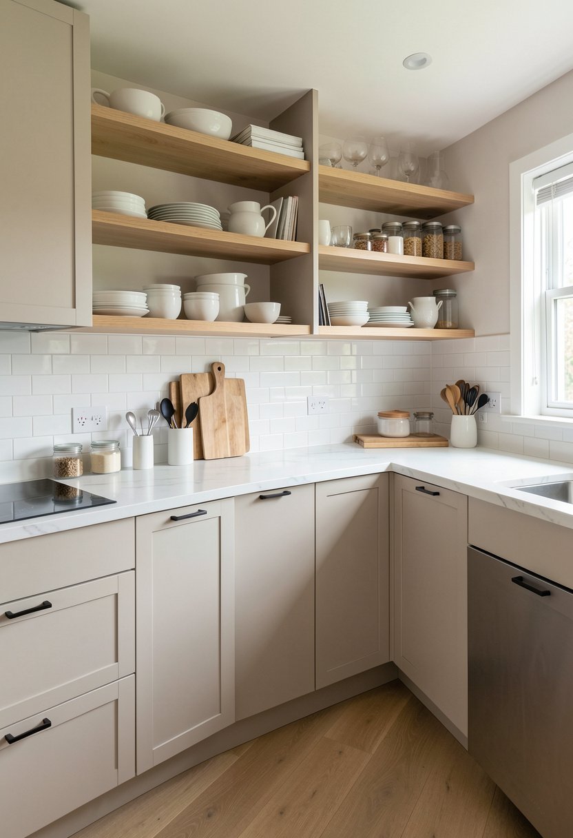 Use Open Shelving Mixes