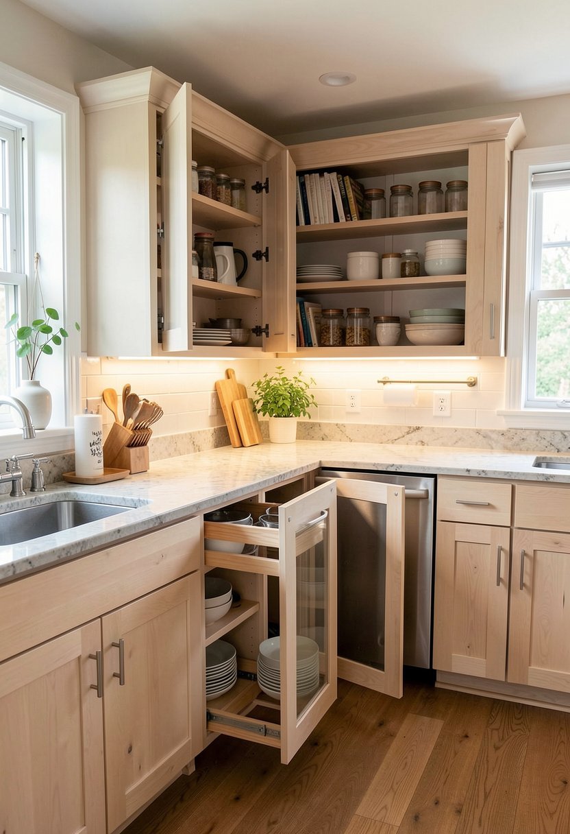 Use Pull Out Pantry Towers
