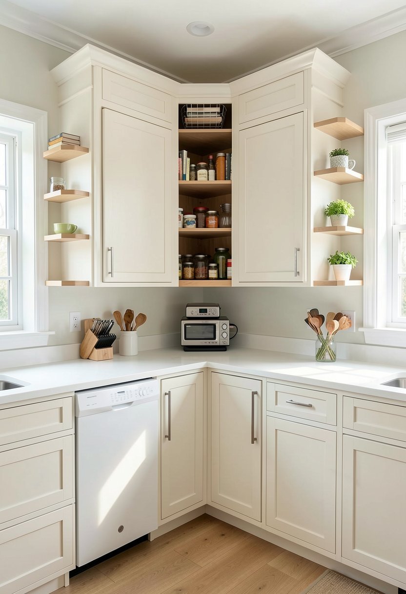 Use Pull Out Racks for Deep Corners