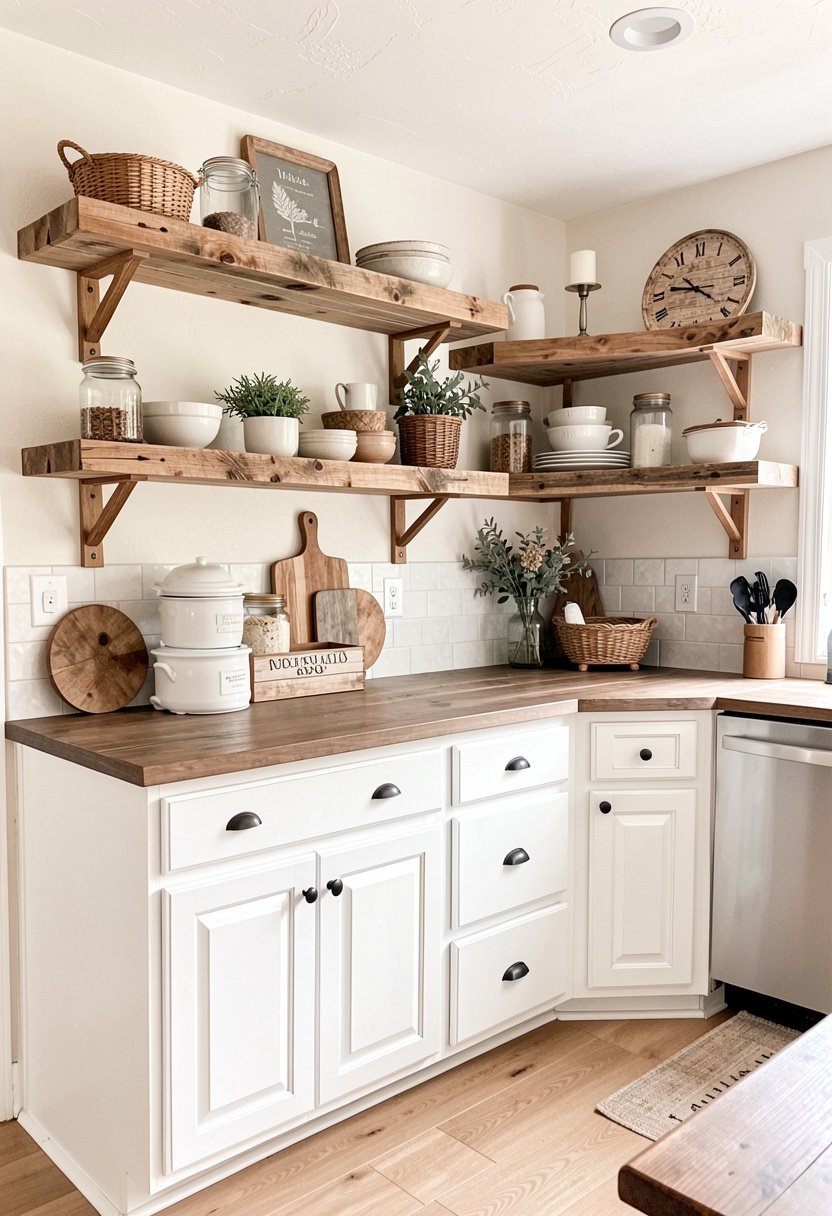 Use Reclaimed Wood Shelves
