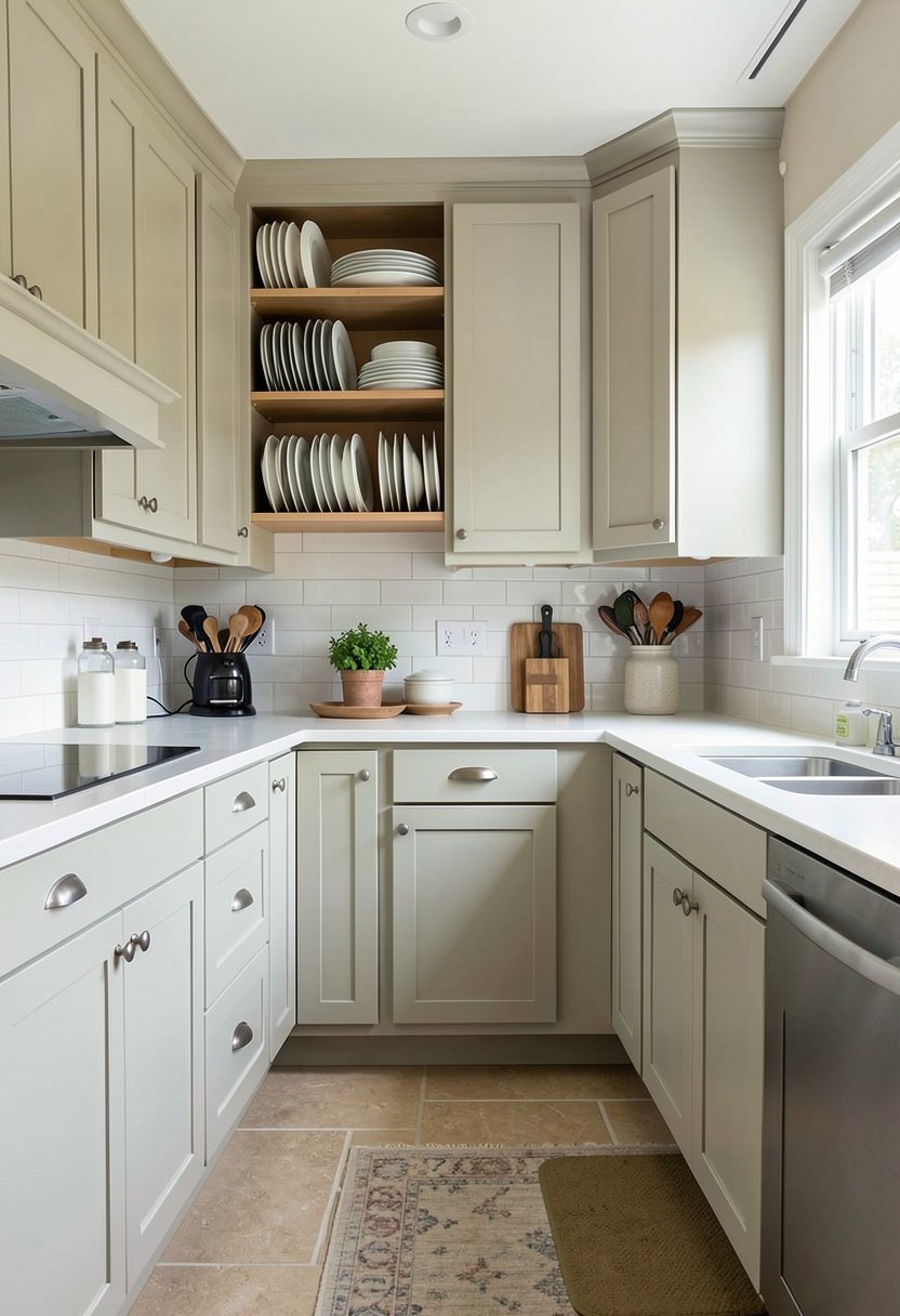 Use Shelf Risers for Plates