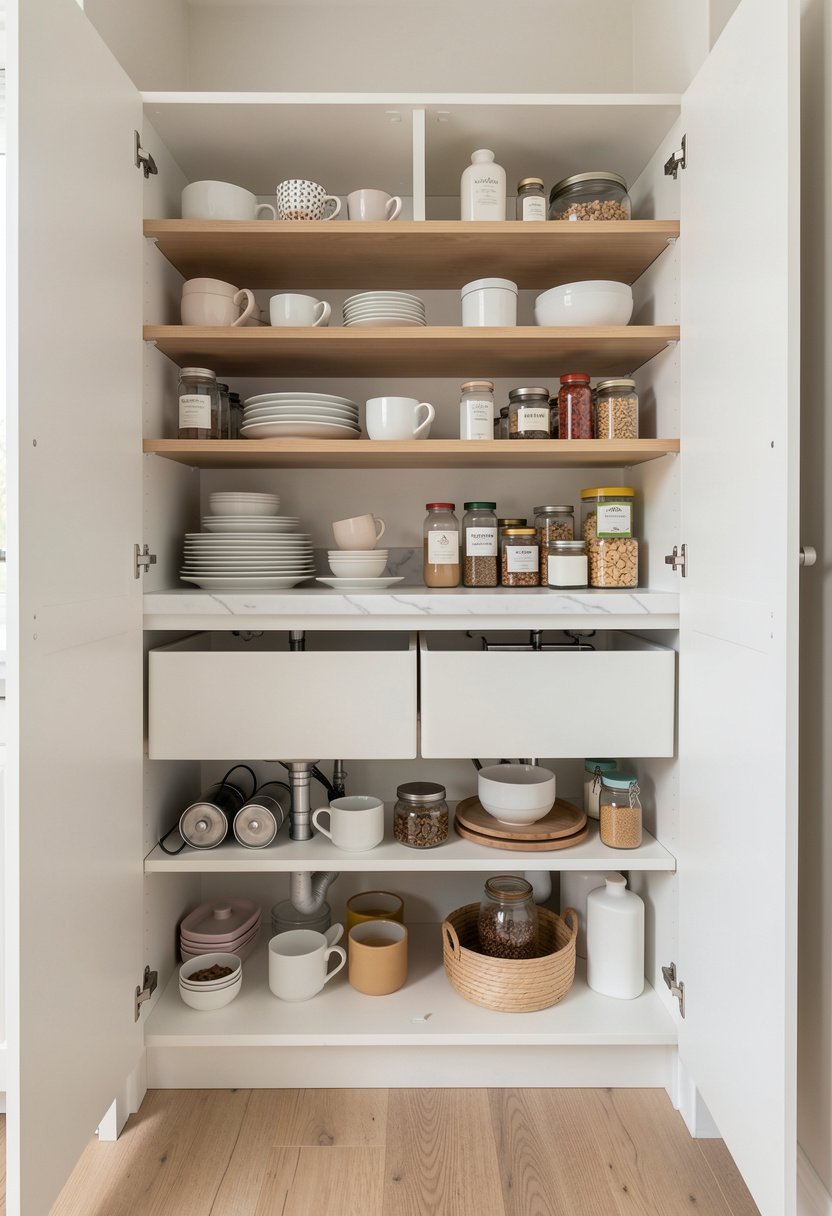 Use Stackable Shelves