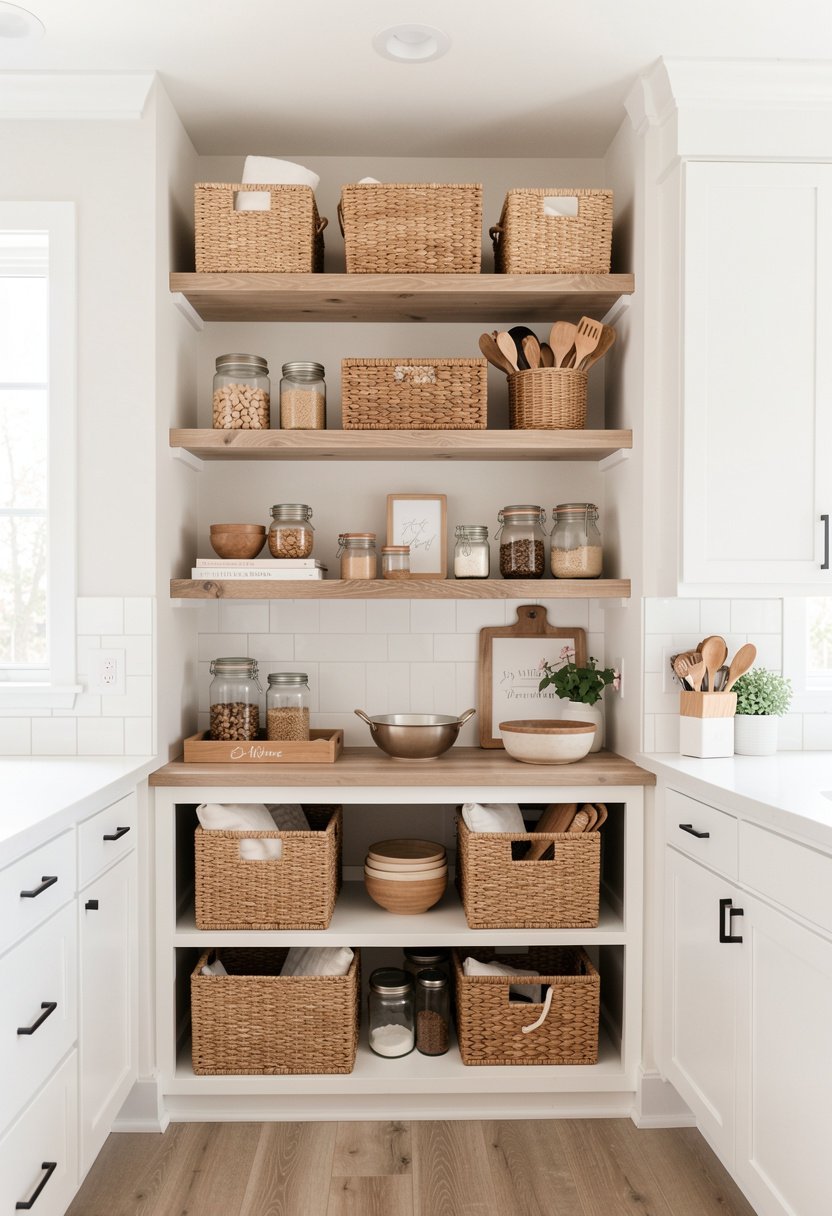 Use Textured Baskets for Storage