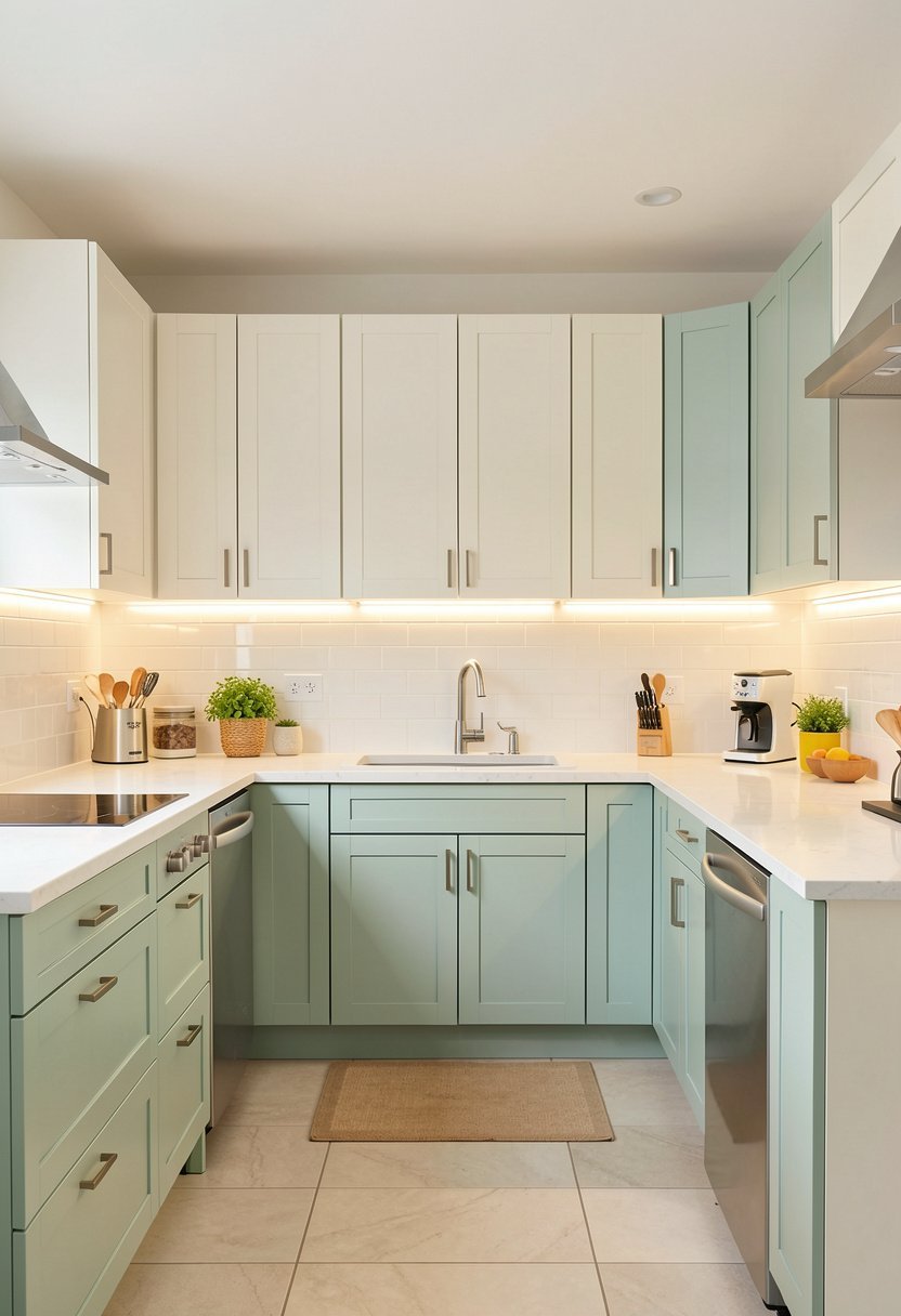 Use Under Cabinet Lights for Depth