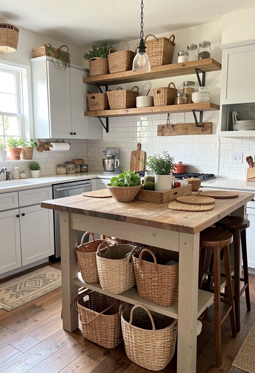 Use Woven Baskets Daily