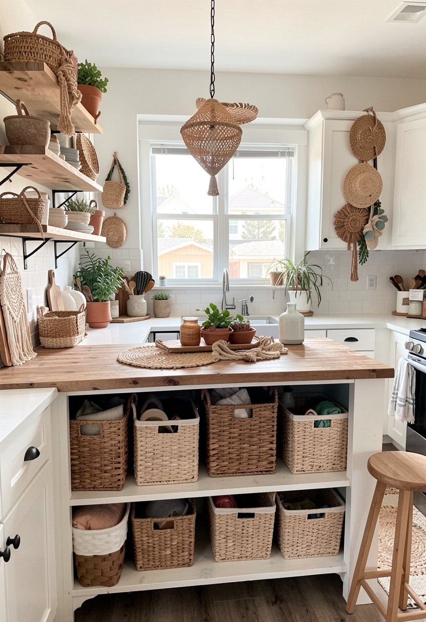 Use Woven Baskets for Storage