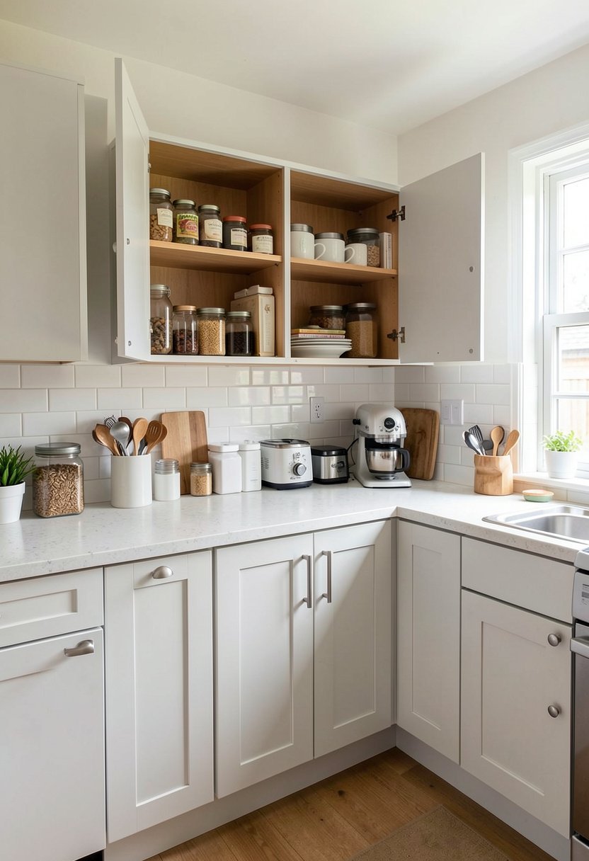 Utilize Inside Cabinet Door Storage