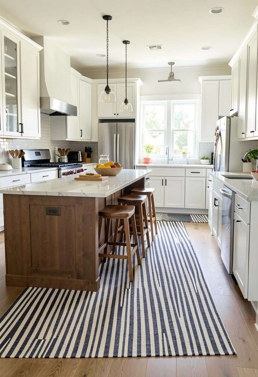 Vertical Stripes for Wider Rooms