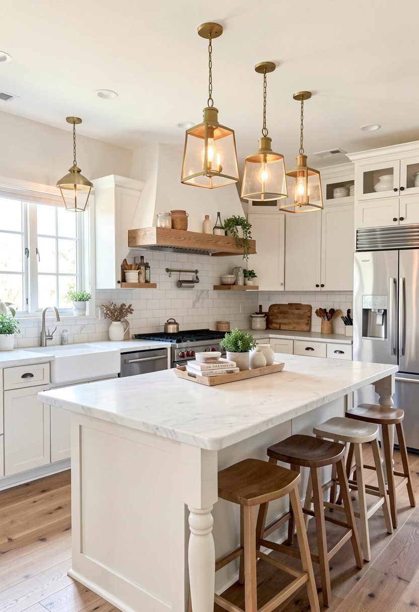 Warm Brass Lanterns