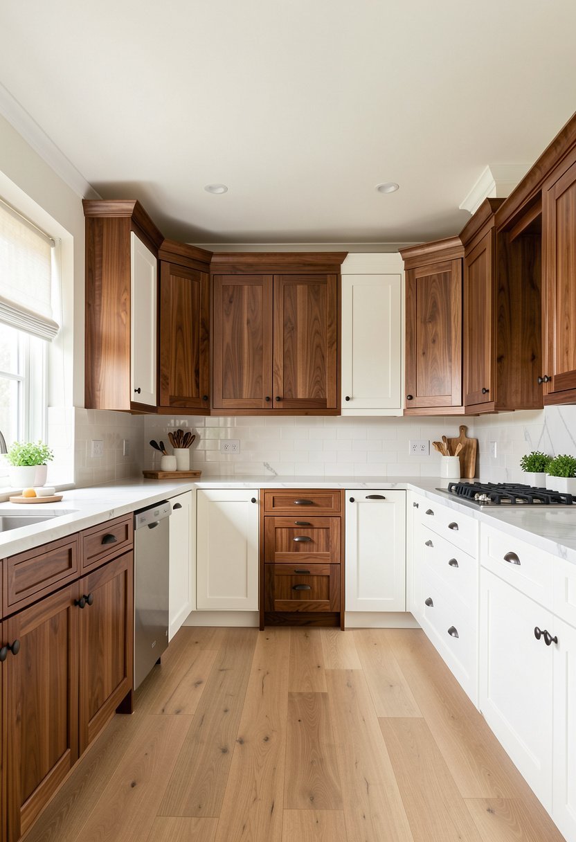 Warm Walnut Wood Finishes