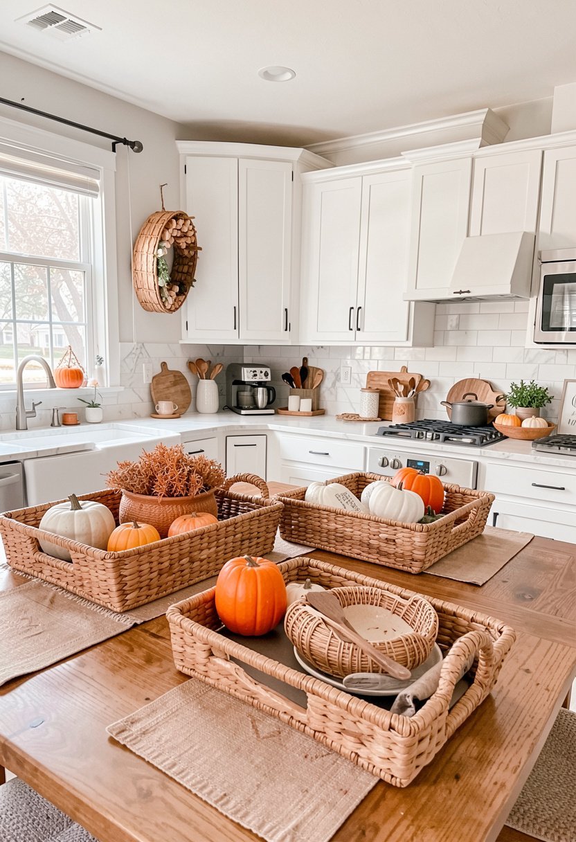 Woven Basket Trays